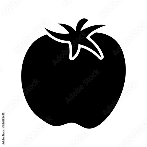 Tomato Vegetable Organic Fresh Flat Icon
