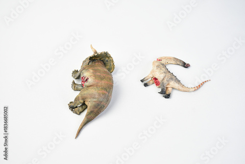 Dinosaur remains animal on isolated background