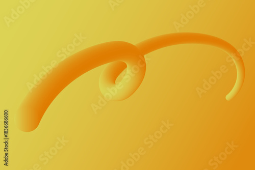 Smooth Abstract Gradient Fluid Tube Swirl Background Design