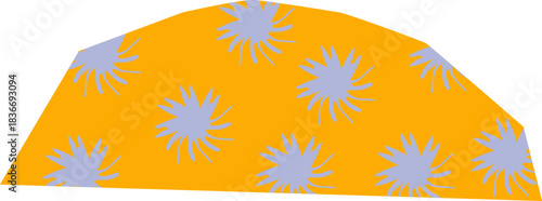 Abstract Patterned Wedge Shape