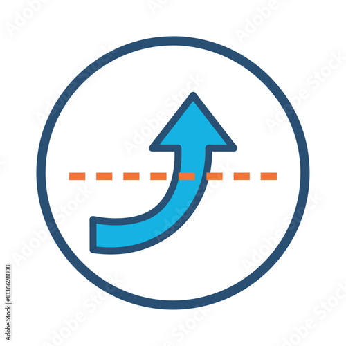 growth strategy rising above challenges suggesting business progress beyond obstacles ideal for conveying resilience and success in advertising