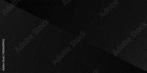 Grey abstract curved wavy lines on black background. Black background with line curve design. Blurred black silk fabric. Iridescent and shining like a star in the night sky, It has a taffeta-like body