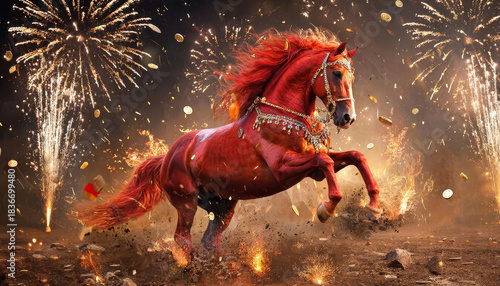Red Fire Horse