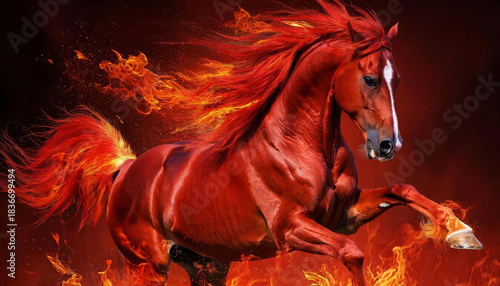 Red Fire Horse