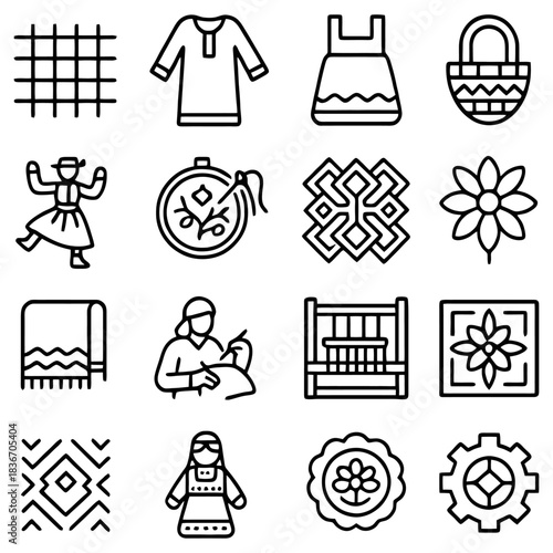 Artisan Crafts and Design Elements: A collection of various artisan crafts and design elements, showcasing the artistry and skill involved in creating traditional and handcrafted items.