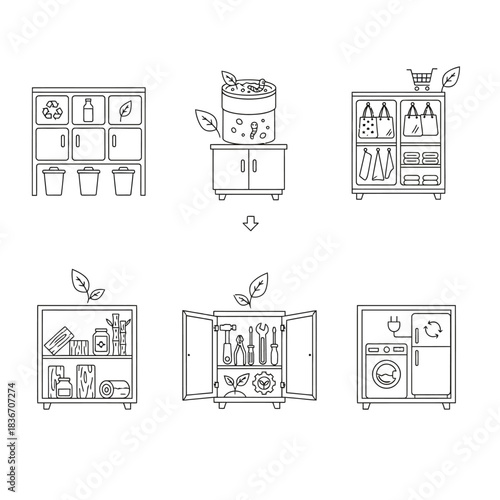 promoting sustainability with upcycling showing eco-friendly lifestyle and waste reduction ideal for environmental awareness campaigns and creative repurposing