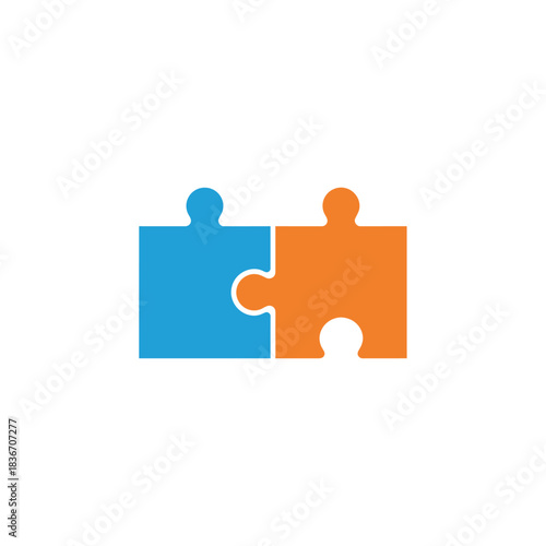 puzzle pieces teamwork two interlocking jigsaw puzzle pieces representing collaboration and unity ideal for problem solving and cooperation concepts