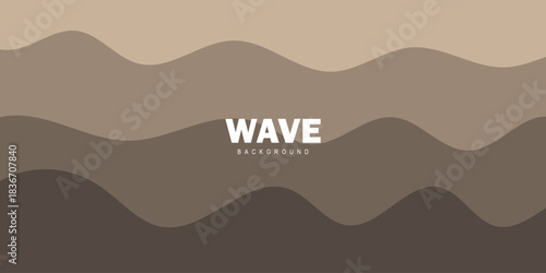 abstract creative ash color minimalist wavy design for background.