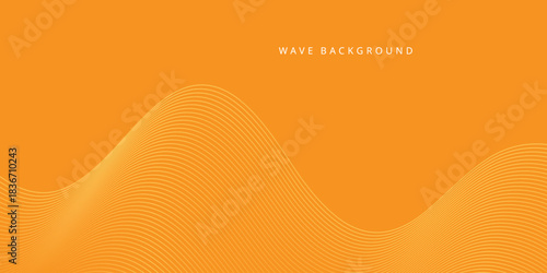 abstract creative wave line effect for background, banner, poster.