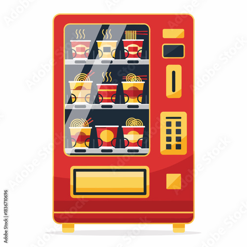 Instant Noodle Vending Machine Icon