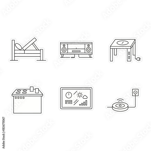 smart home automation system controlling appliances for convenience and energy saving showing connectivity ideal for tech blogs  lifestyle sites.