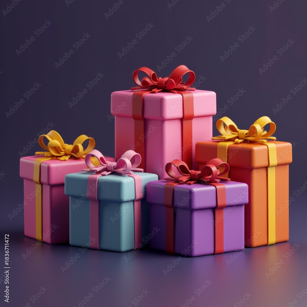 Obraz premium regalo, navidad, box, actualidad, cinta, arco, vacaciones, celebraciones, decoraciones, cumpleaños, imprevisto, objeto, embalaje, rojo, de invierno, aislada, nieve, dorada, valentín, alegre