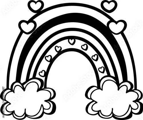 SVG vector illustration for printable wall art.Elegant Arched Door Design with Decorative Features