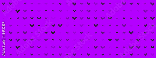Abstract purple background with a repeating pattern of dark violet inverted V-shapes, creating a modern digital texture and subtle gradient effect, ideal for graphic design and web elements.