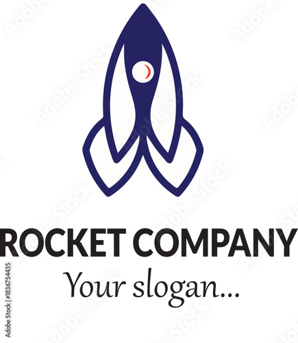 Rocket company logo design