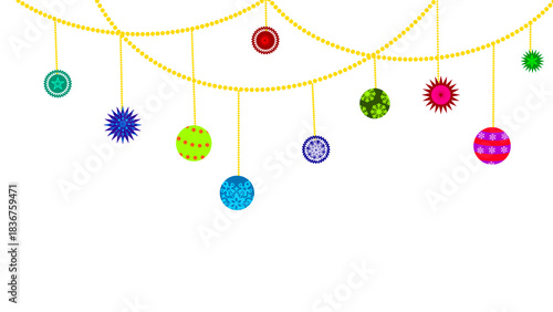 christmas tree decorations, hanging ornaments holiday decoration