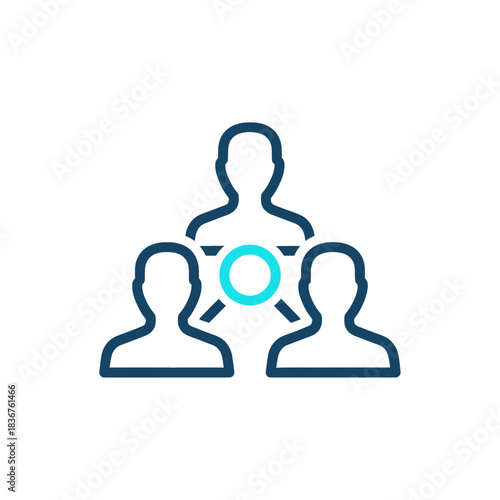 Teamwork and collaboration with shared ideas connecting people for project success ideal for business strategy  cooperative achievement.