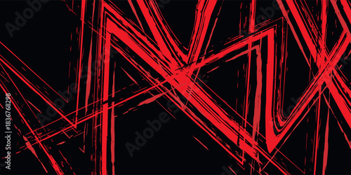 Car decal design vector. Graphic abstract stripe racing background kit designs for wrap vehicle, race car, rally, adventure and livery , modern.