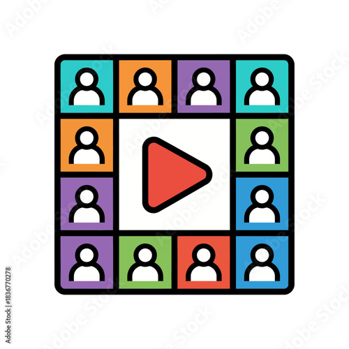 virtual meeting attendees collaborating via video conference showcasing remote teamwork digital connectivity and online communication perfect for tech startups