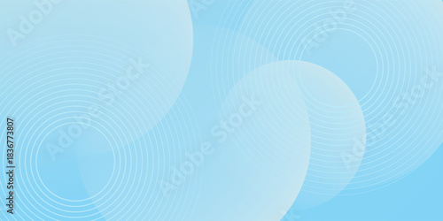 Modern abstract background, blue white gradations, circle effect,shape memphis, trendy , vector ,eps 10