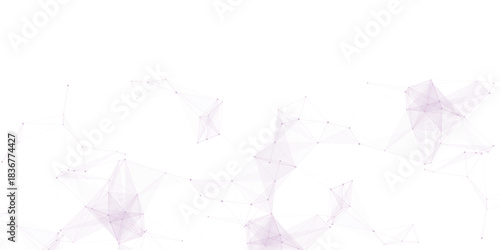 Abstract mesh vector background. Futuristic technology style card. Digital technology futuristic internet network speed connection white background. connecting medical science vector illustration.