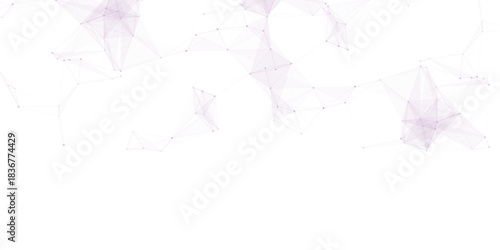Abstract mesh vector background. Futuristic technology style card. Digital technology futuristic internet network speed connection white background. connecting medical science vector illustration.