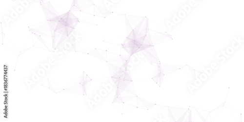 Abstract mesh vector background. Futuristic technology style card. Digital technology futuristic internet network speed connection white background. connecting medical science vector illustration.