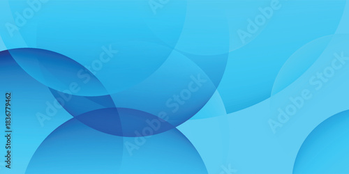 Abstract Blue fluid gradient Geometric banner design background.