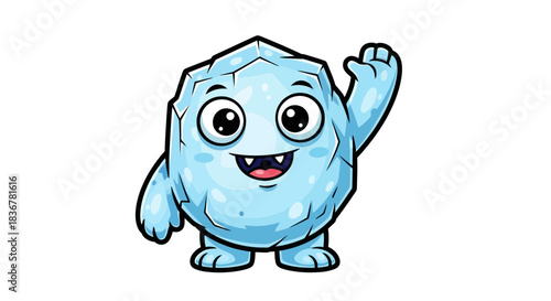 little crystal creature offers a chilly welcome and pure delight