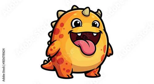 goofy orange monster spreads pure infectious joy everywhere it goes