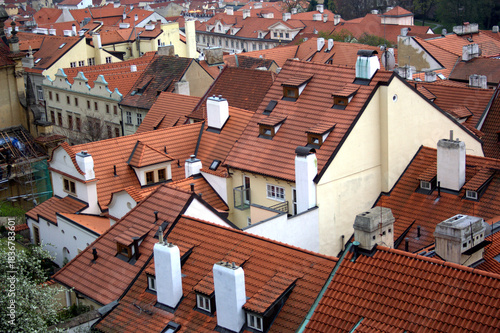 Red rooftops of the Old Town, Prague, Czech Republic, May, 2010