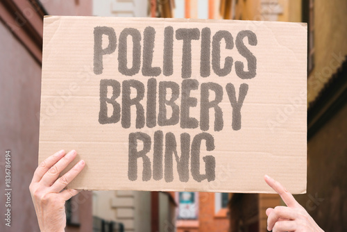 Wallpaper Mural "Politics Bribery Ring" Leaders coordinate illegal payments. POLITICS. BRIBERY. RING. LEADERS. PAYMENTS. Torontodigital.ca