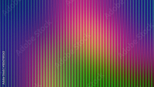 Luminous Abstract Neon Gradient Design Featuring Vibrant Vertical Stripes, Glowing Chromatic Tones, Smooth Color Transitions, and Digital Stripe Patterns