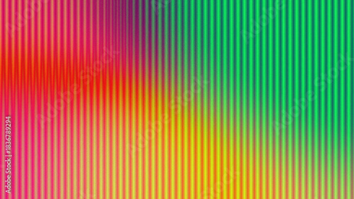 Vibrant Neon Gradient Abstract Background Featuring Colorful Vertical Lines, Luminous Striped Patterns, Glowing Chromatic Textures, and Modern Digital Light Effects