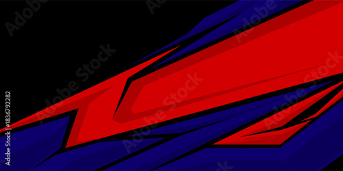 Abstract sporty background. Abstract racing graphic design, vector design for vehicle wrap, jersey, gamer, esport, racing car, rally, and adventure ready to print