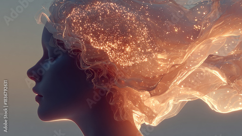 内なる光が満ちる瞬間 — 静寂の中の創造性/When Inner Light Blooms — Creativity in Silence Generative AI