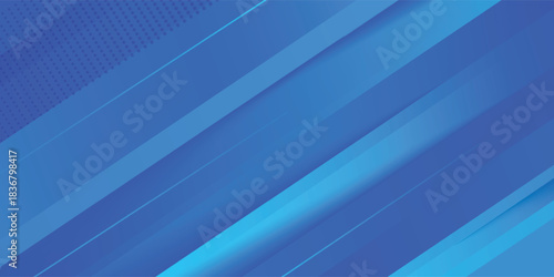Abstract overlap blue 3D background. Simple papercut design pattern with shadow and light. Eps10 vector