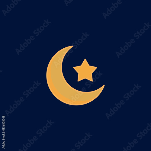 islamic icons set of vector design
