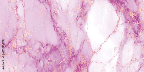 Abstract purple marble texture with gold veins alcohol ink luxury background elegant soft lavender and purple tones blended.