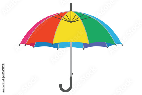 Colorful Rainbow Umbrella