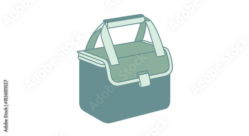 Insulated Cooler Bag with Handle for Food and Drinks Storage.