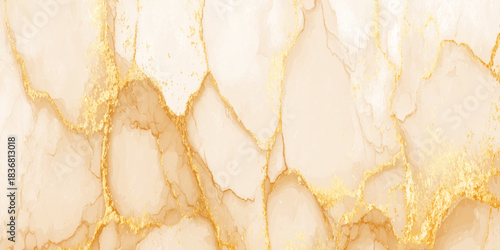 A panoramic view of a luxurious featuring a creamy white and pale beige background.