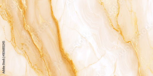 A panoramic view of a luxurious featuring a creamy white and pale beige background.