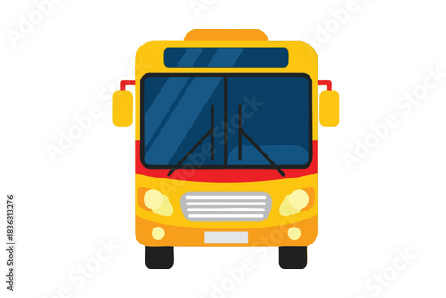 Yellow Public Transportation Bus