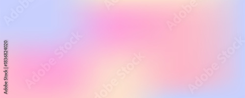Vector abstract colorful sweet pastel gradient background for website banner, poster, social media template, advertising media, print, product package, presentation, fashion template, invitation.