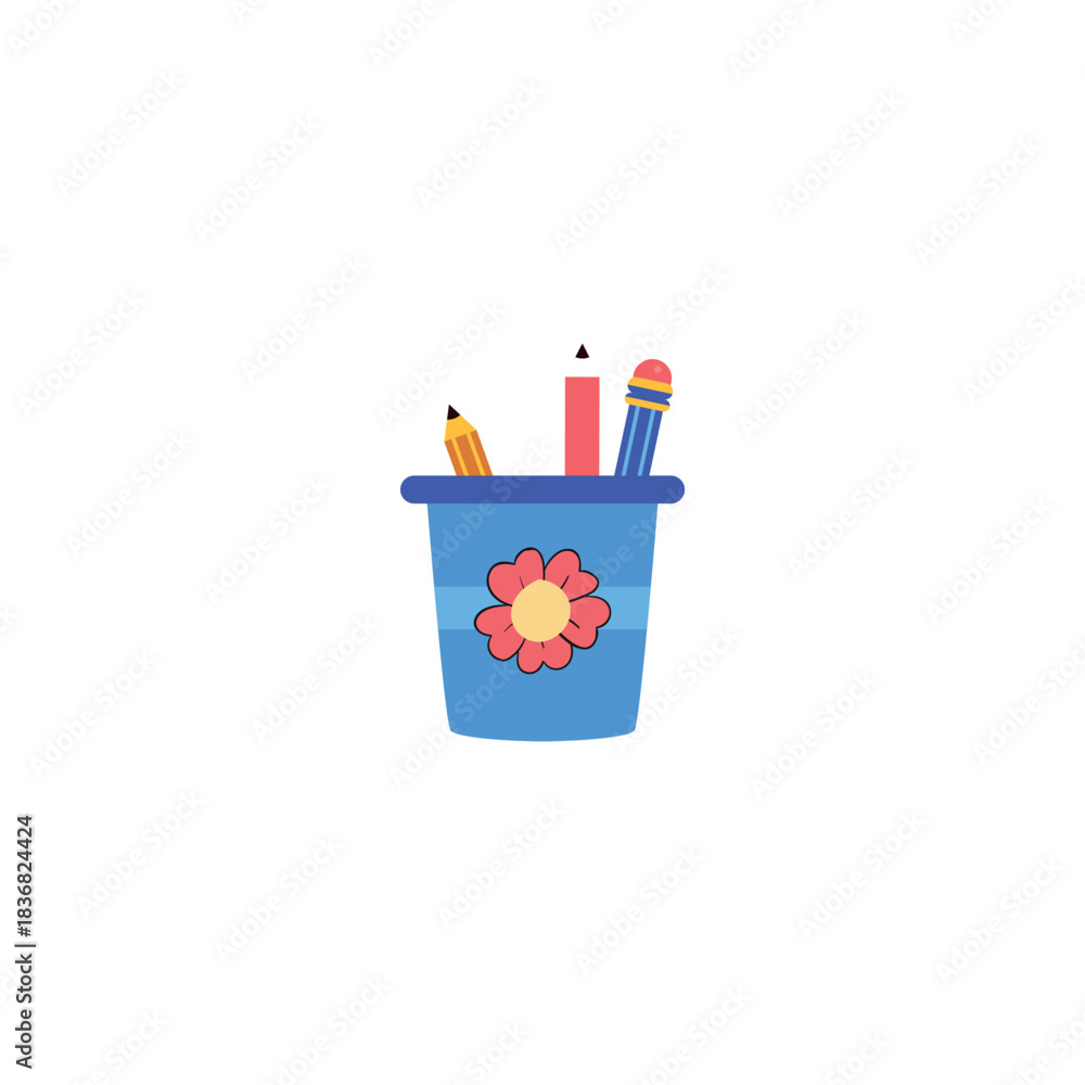 Obraz premium education tools vector design colorful