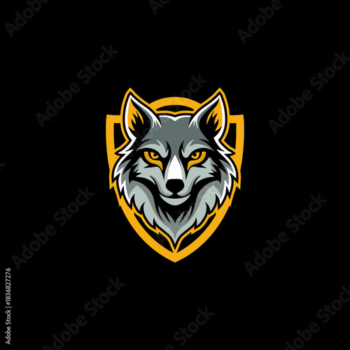 animal mascot  vector design for e sport