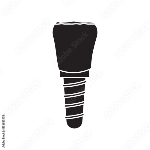 Incisor Dental Implant glyph icon 