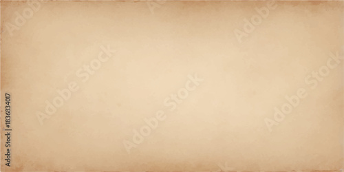 Aged brown vintage paper texture background with a grunge antique parchment surface design