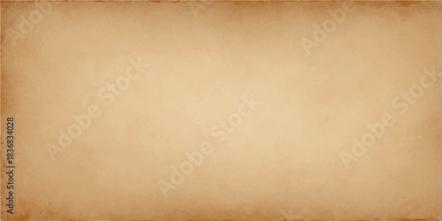 Aged antique brown parchment sheet with vintage grunge paper texture background